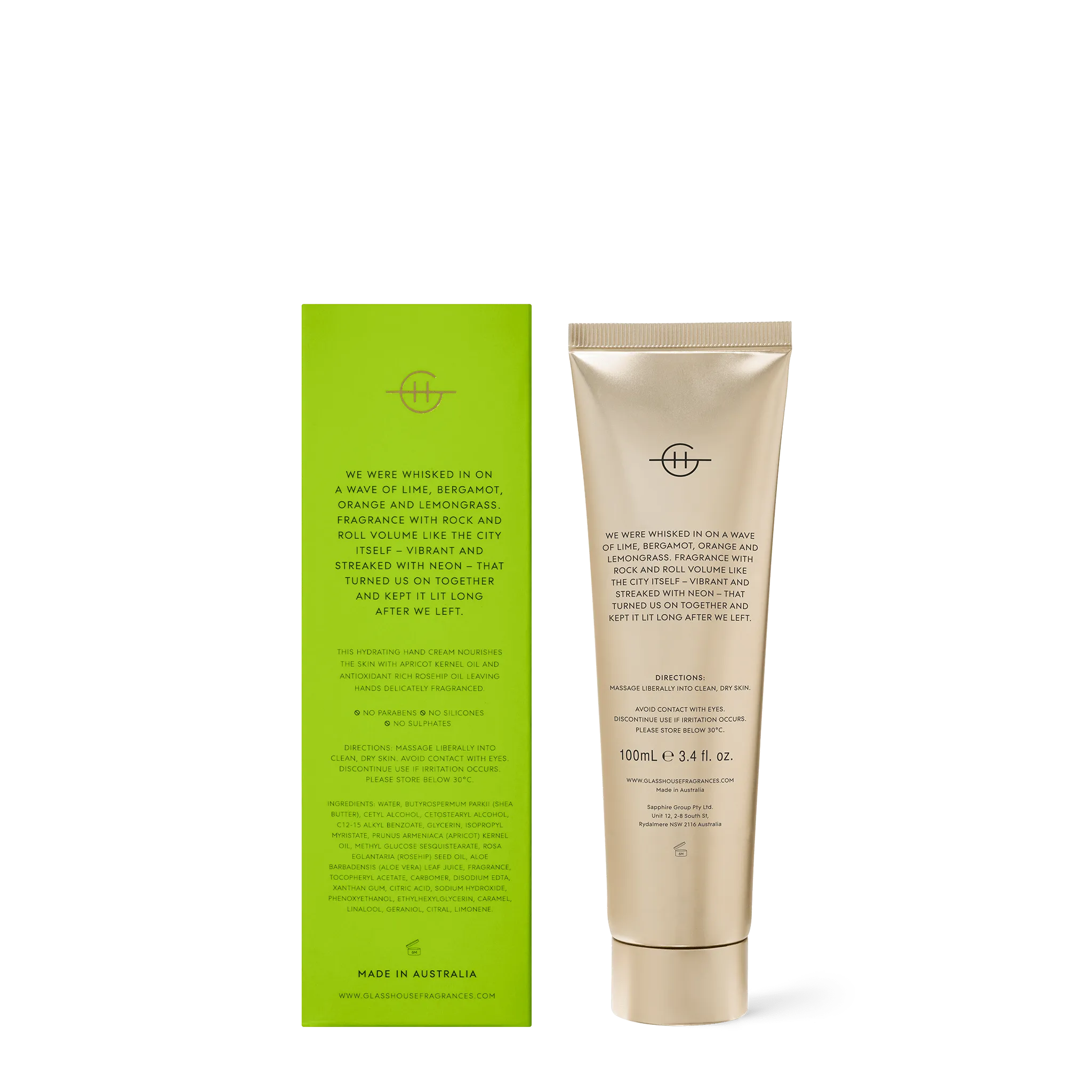 Glasshouse WE MET IN SAIGON Hand Cream 100ml