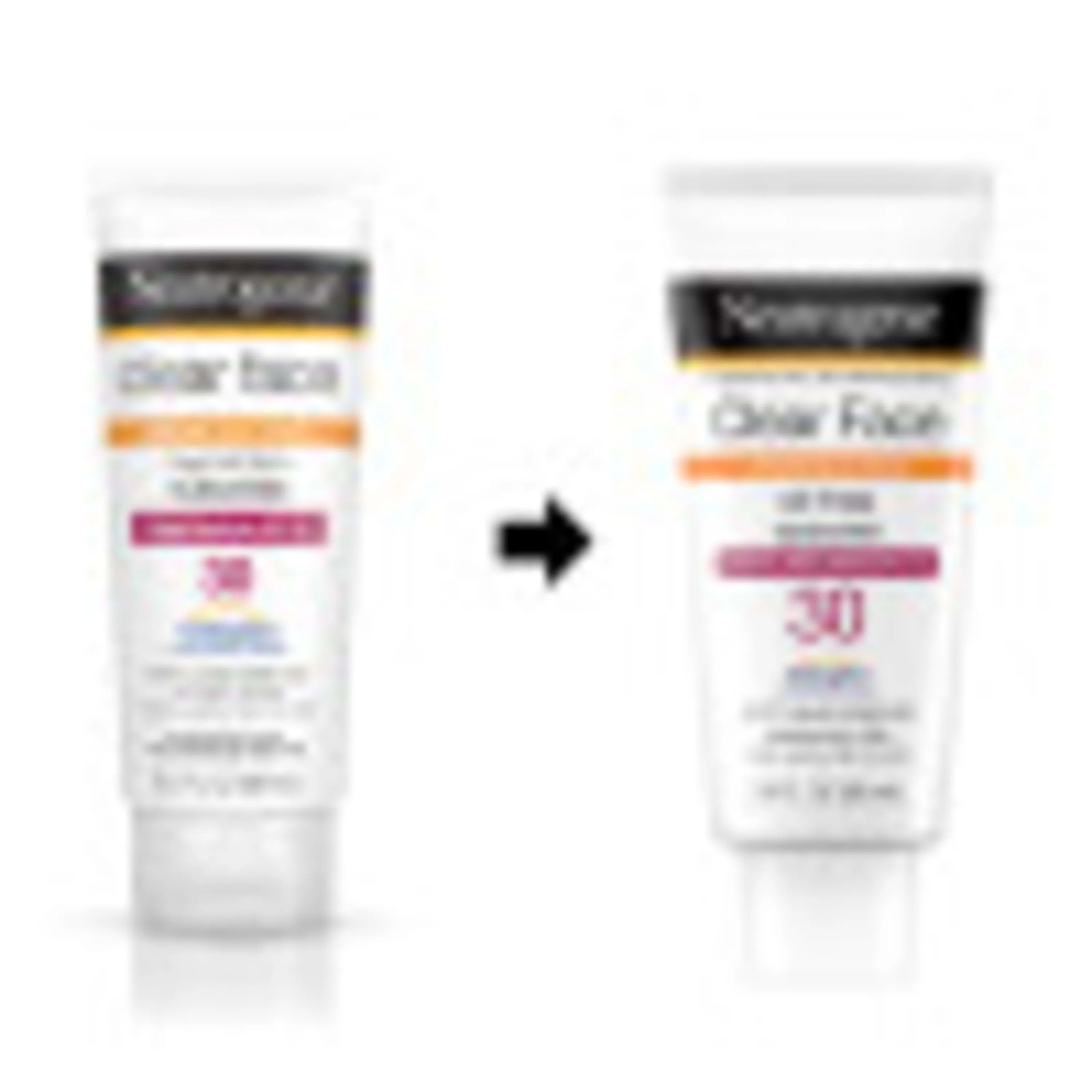 Neutrogena Clear Face Liquid Lotion Sunscreen with SPF 30, 3 fl. oz