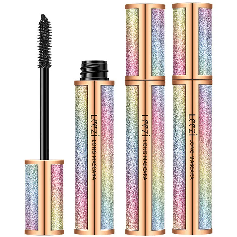 Waterproof Mascara Naturally Curled Dense and Not Smudged 4D Makeup Cosmetics Lash Fibers Mascara